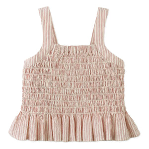 Gingersnaps - Top fruncido Josephine Fleurs | Rojo