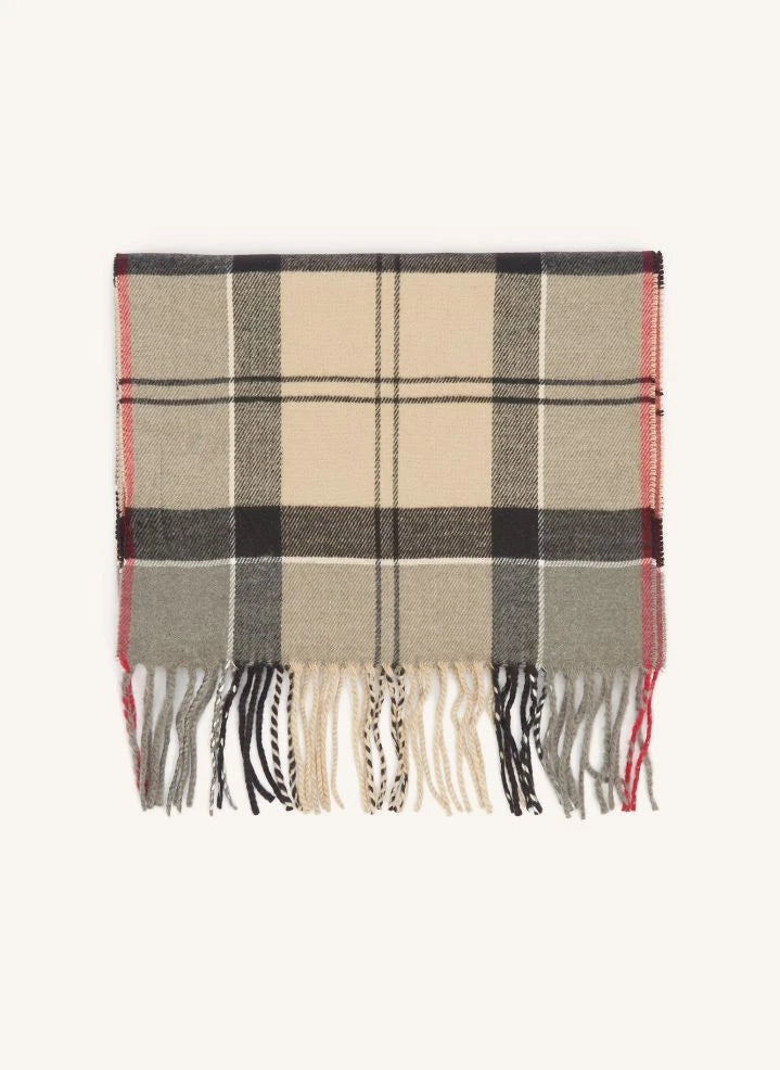 Barbour - Galingale Ekose Atkı | Bej