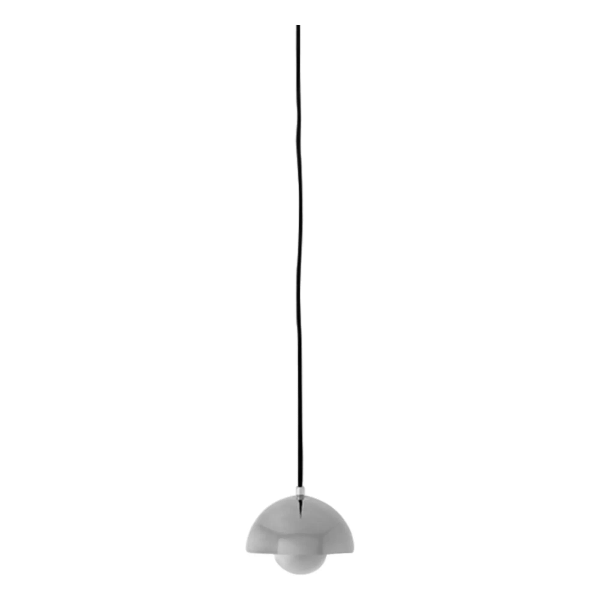 & Tradition - Lámpara colgante Flowerpot VP10, Verner Panton | Cromado