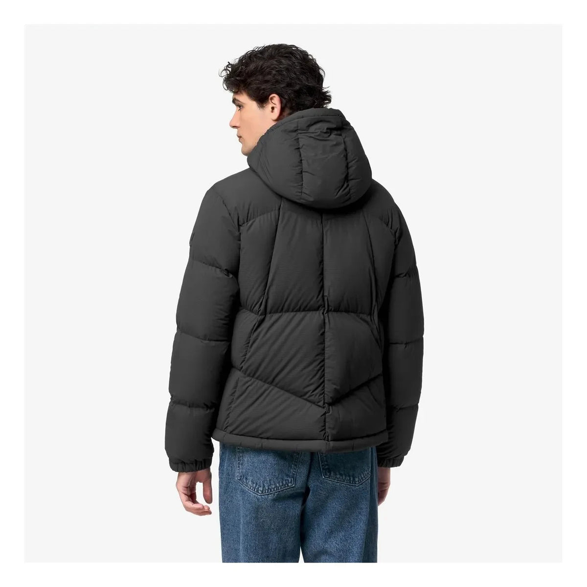 K-way - Quill Şık Naylon Dolgu Mont | Siyah
