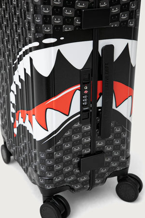 Sprayground - Paris’teki Köpek Balıkları Siyah Sert Kabuklu Valiz 910CL328NSZ