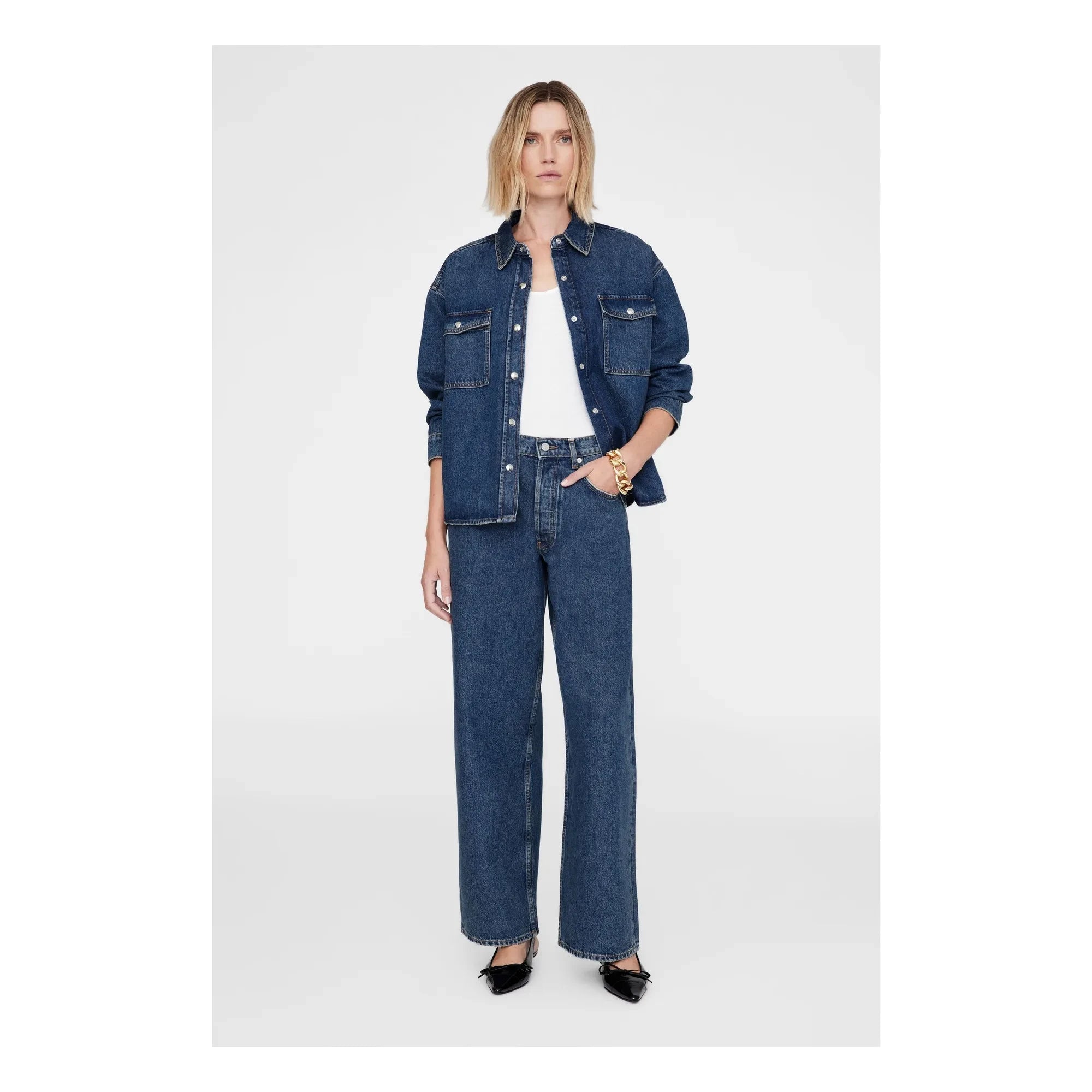 Anine Bing - Vaqueros Manon | Azul