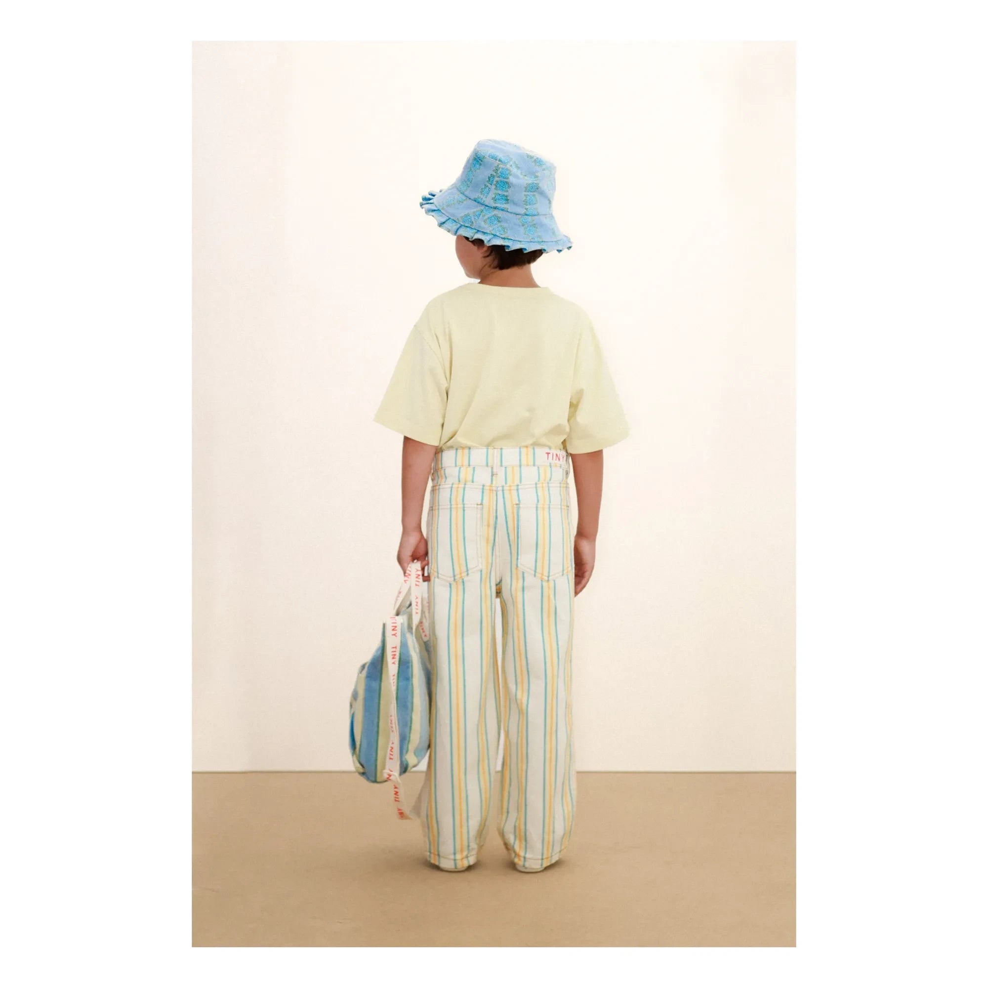 Tinycottons - Rayas de Jean | Blanco