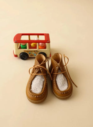 Lazare - Zapato de primeros pasos acolchado Octave | Camel