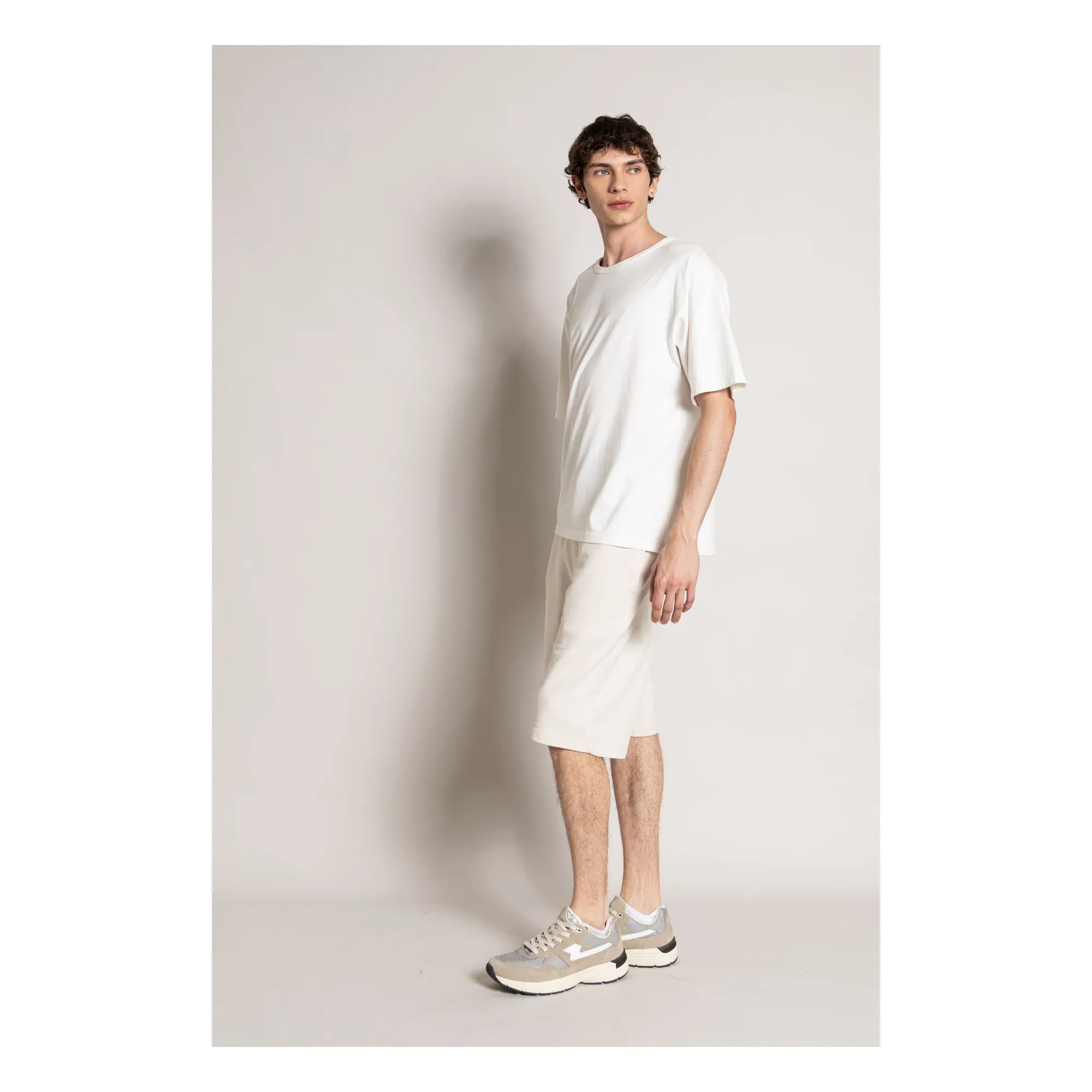 Smallable Man - Shorts de algodón orgánico Aron | Avena