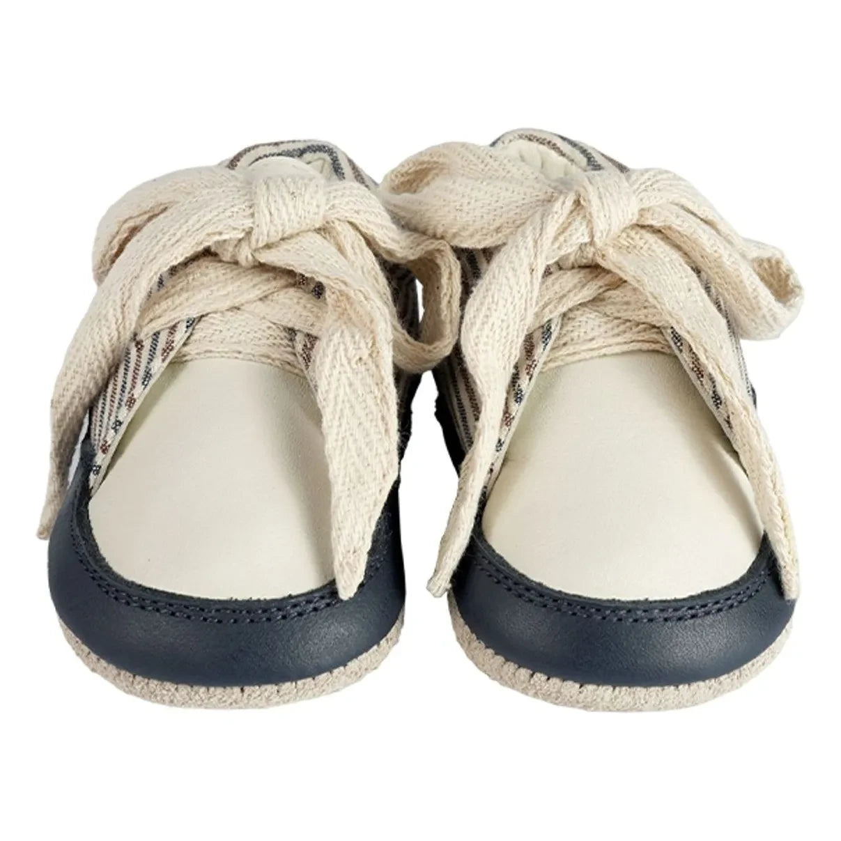 Donsje - Pluksel Zapatillas Rayadas | Azul marino