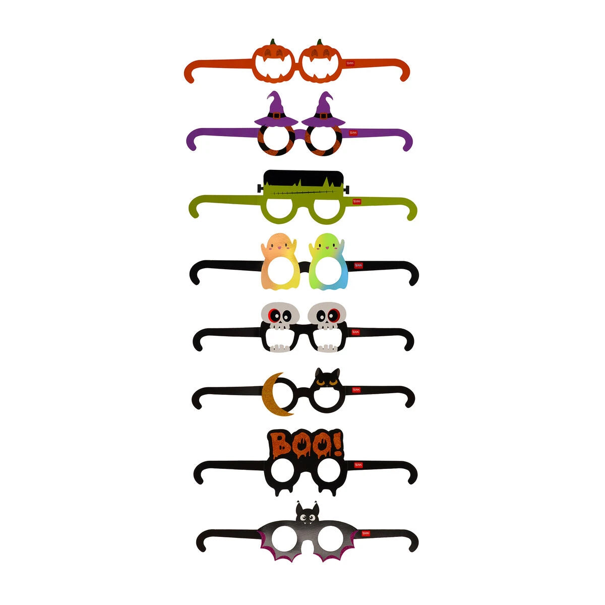Legami - Juego de 8 Pares de Gafas de Papel