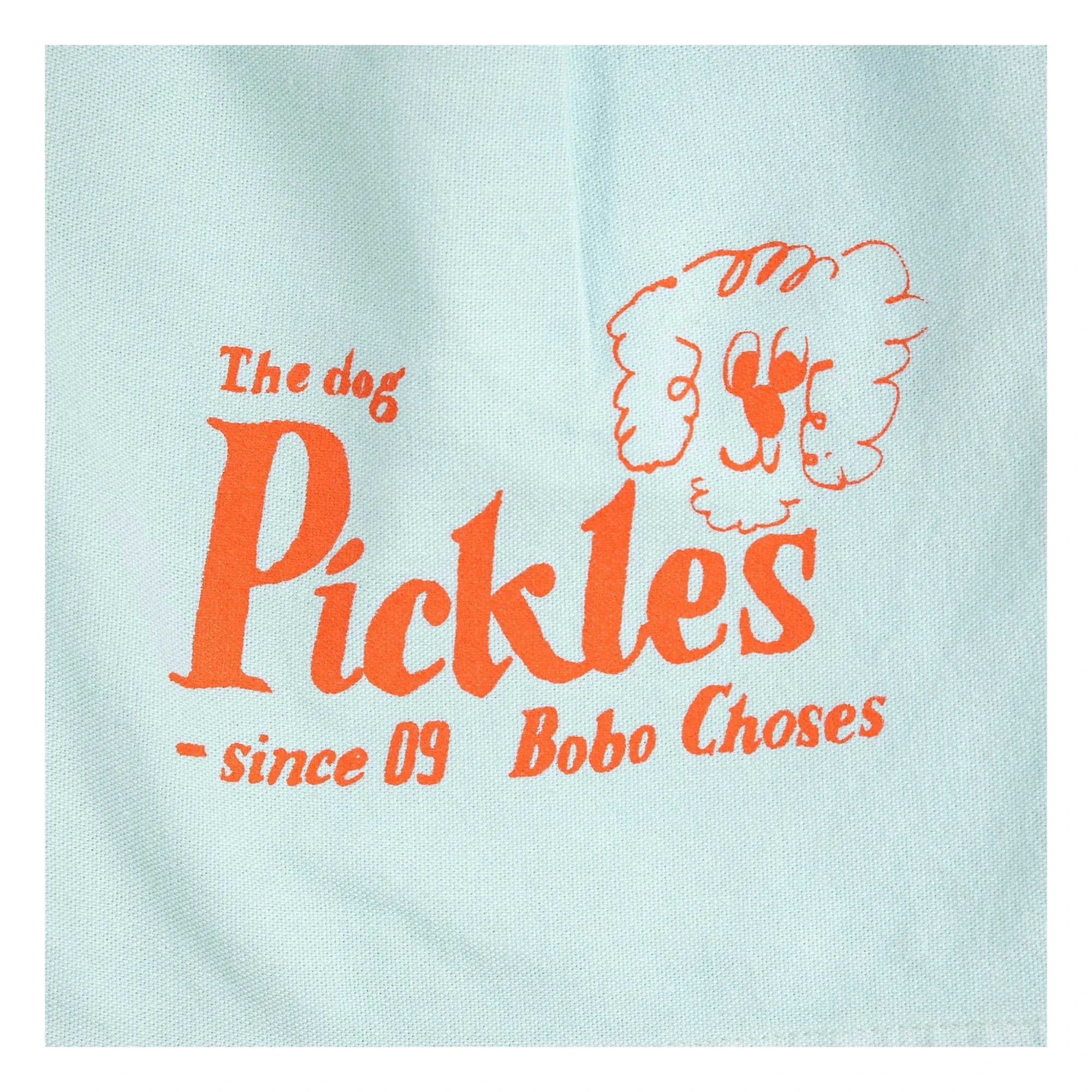 Bobo Choses - Pantalones cortos de algodón orgánico The Dog Pickles | Azul claro