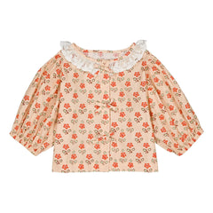 Hola Simone - Blusa floral Pia | Albaricoque