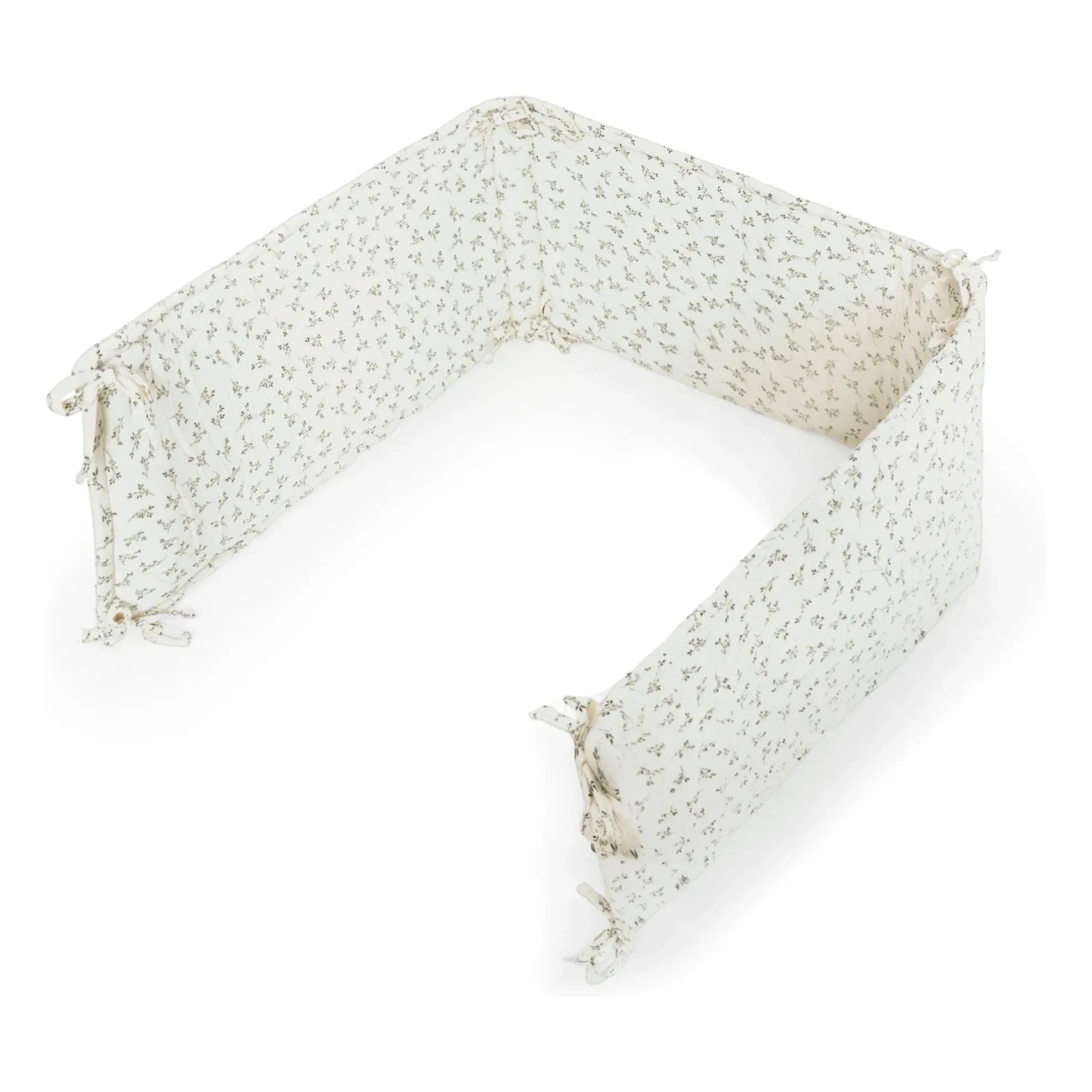 Babyshower - Protector de bordes de flor de olivo | Crudo