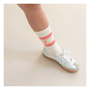 Jenest - Calcetines de algodón orgánico Js Sport | Crudo