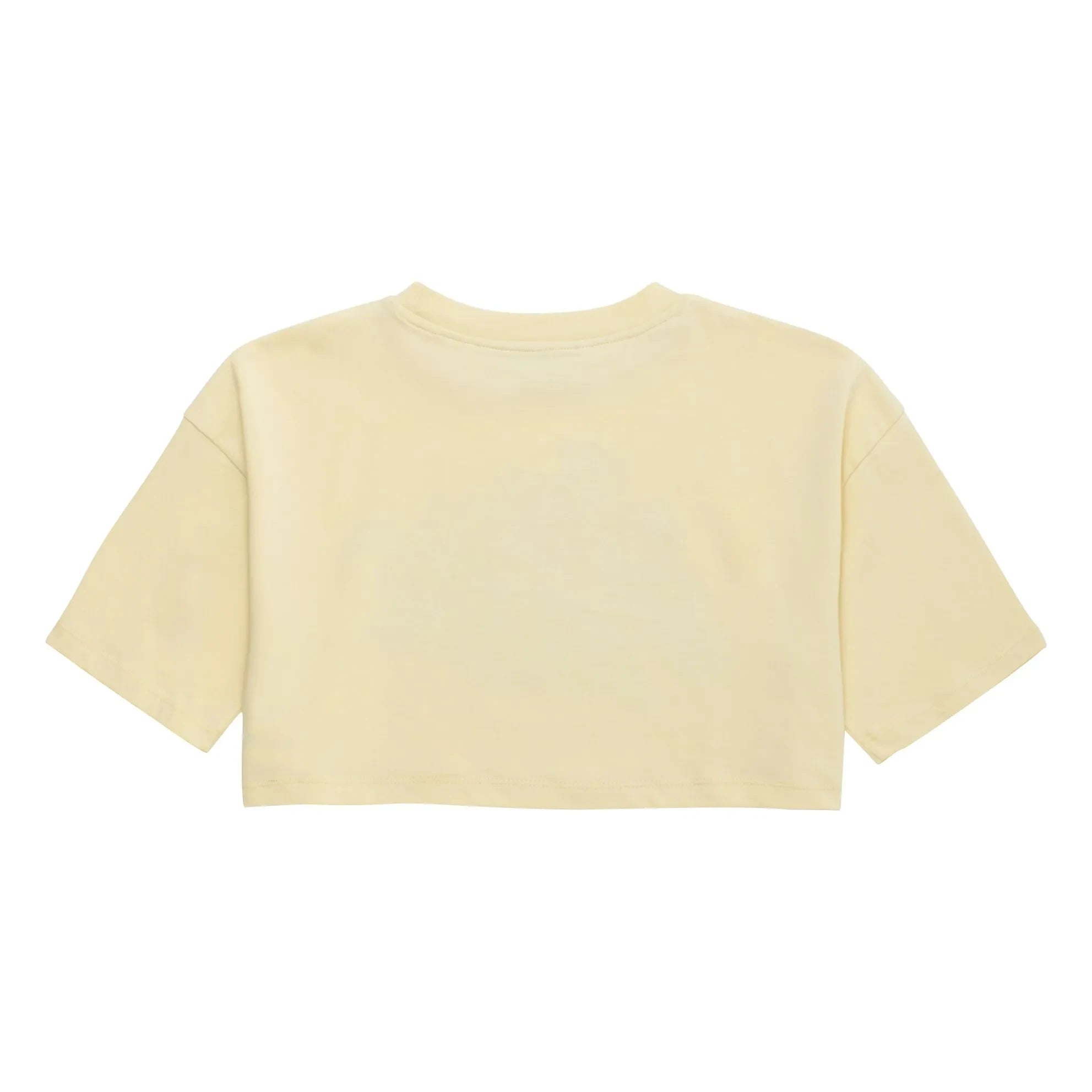 Maison Mangostan - Camiseta corta floral | Amarillo pálido