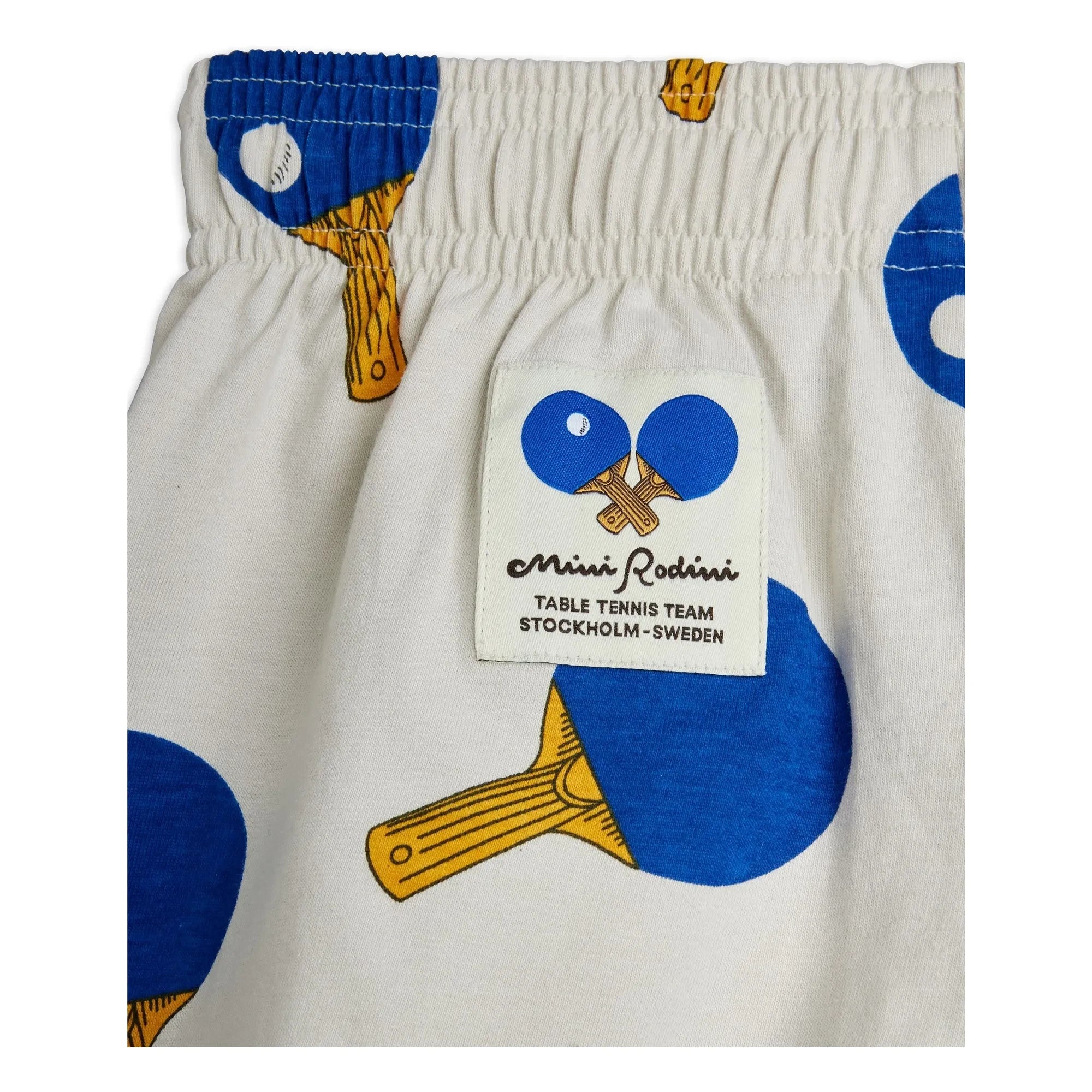 Mini Rodini - Pantalones cortos de ping pong de algodón orgánico | Gris