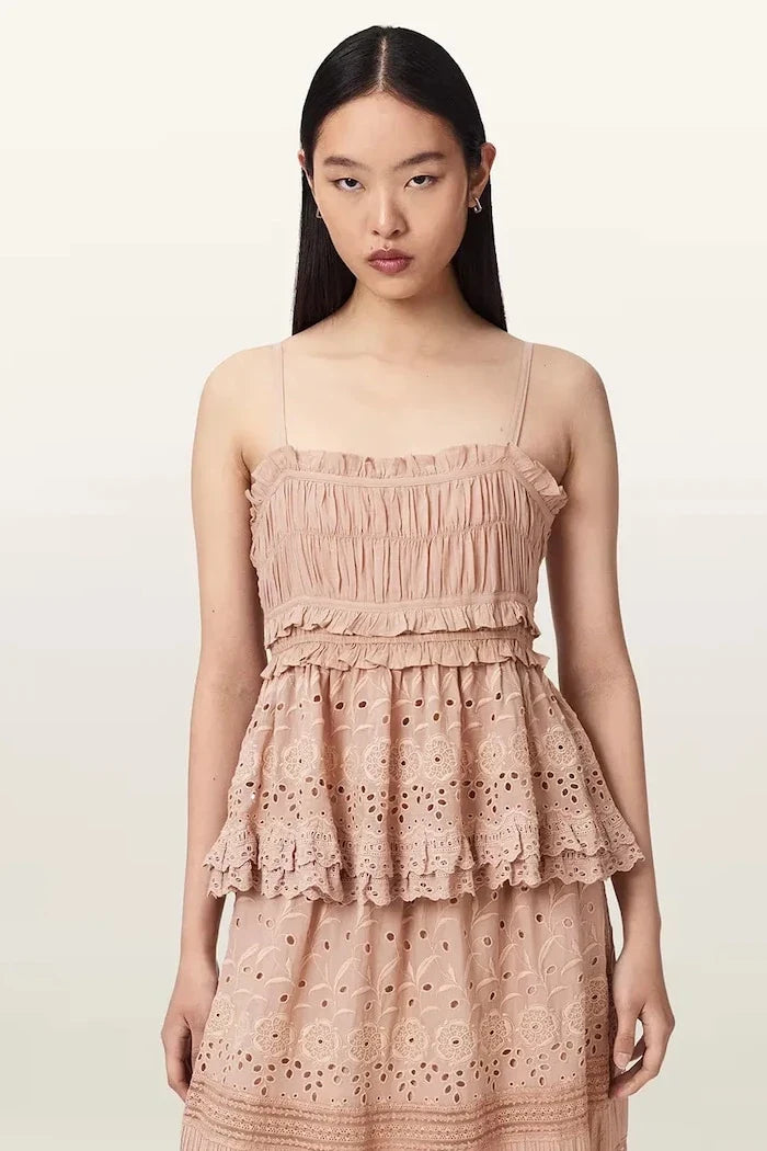 AllSaints CAMILLE, blusa de viscosa para mujer