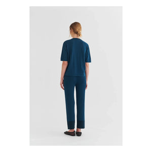 FUB - Pantalones acanalados High Twist | Azul