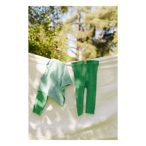 Bayiri - Mallas de algodón orgánico Jungle | Verde