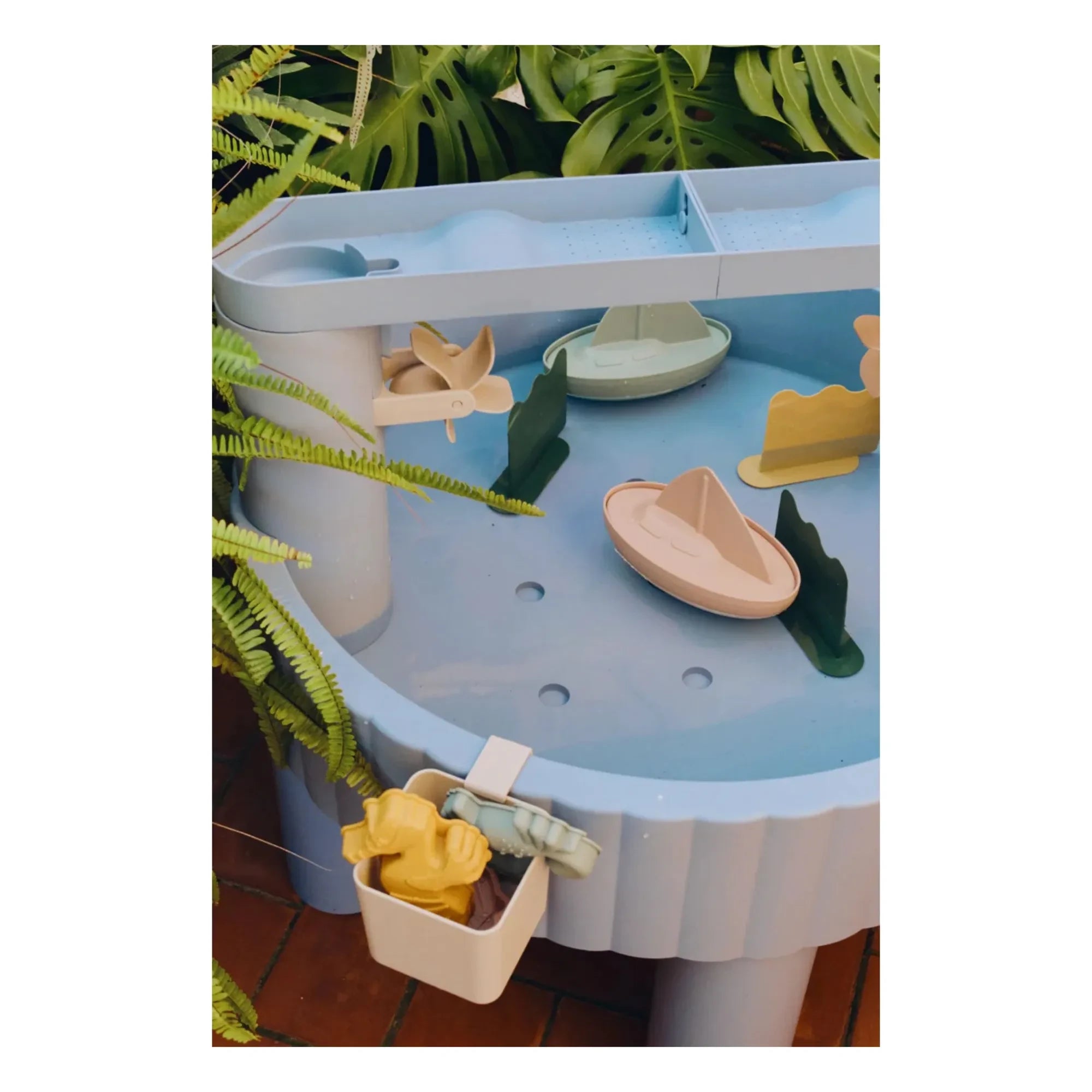 Liewood - Mesa de actividades Sepp | Azul playa/mezcla multicolor