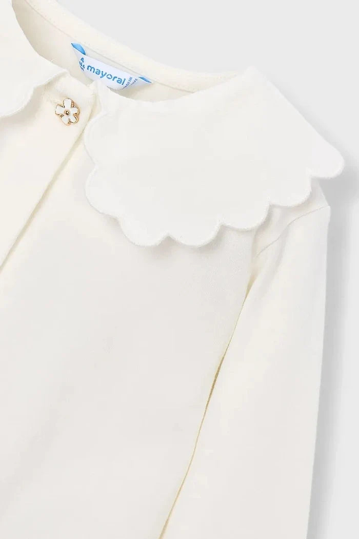 Blusa infantil Mayoral de algodón y elastano