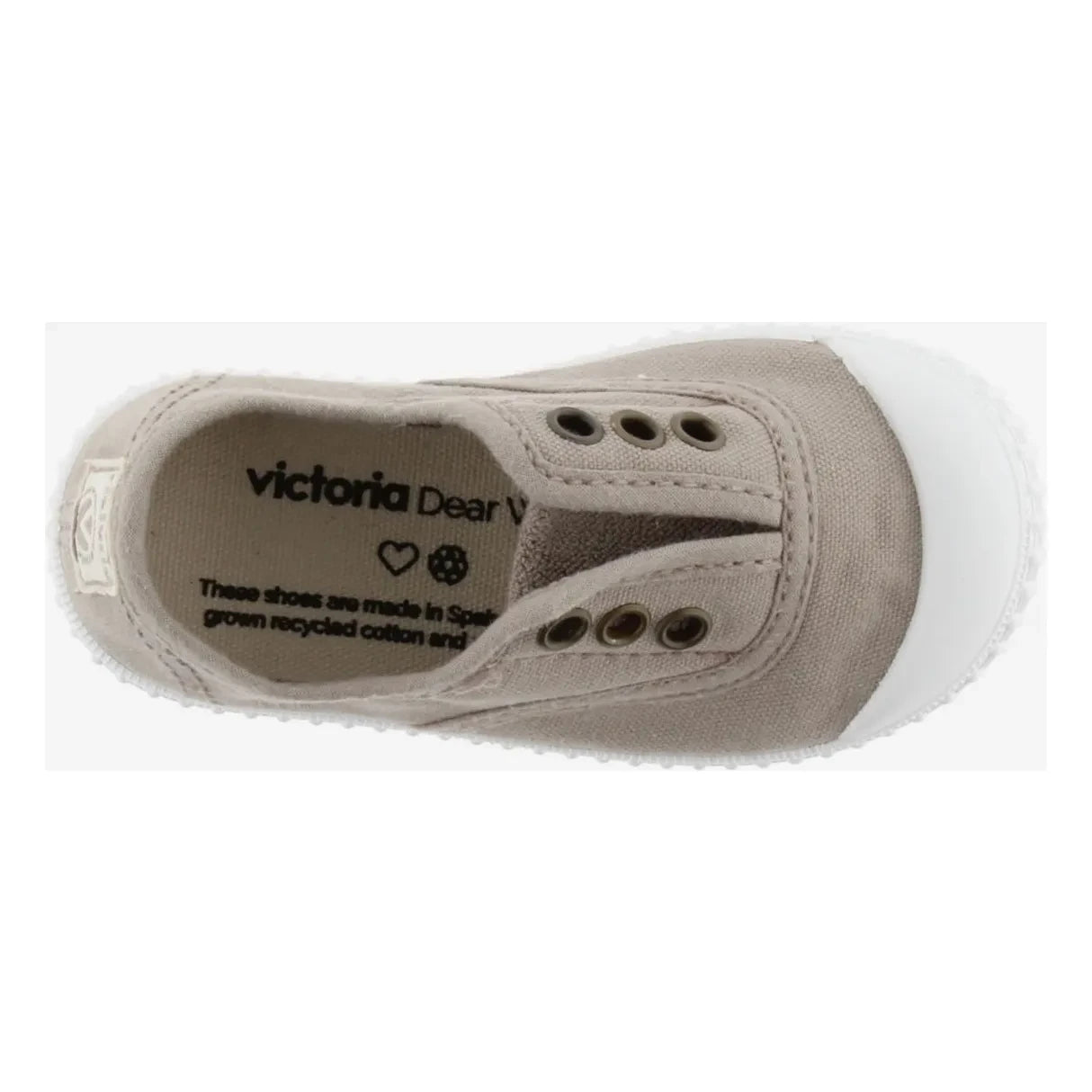 Victoria - Zapatillas Lon elásticas Inglesa | Beige