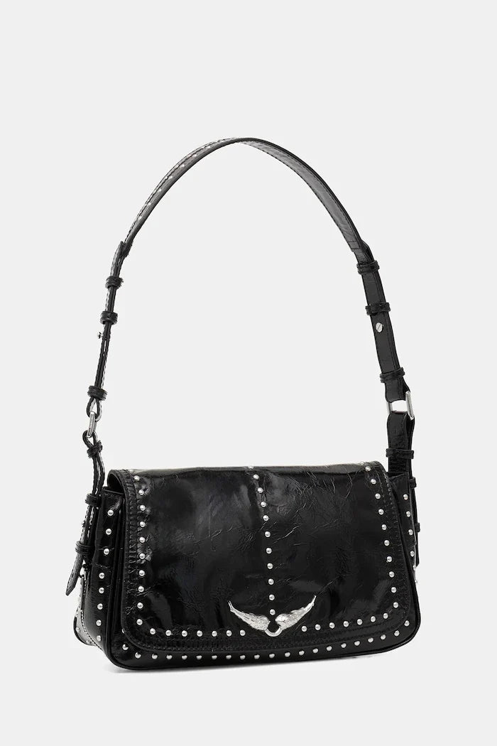 ZADIG&VOLTAIRE LE ZOUZOU VINTAGE PATENT STUDS Bolso de piel
