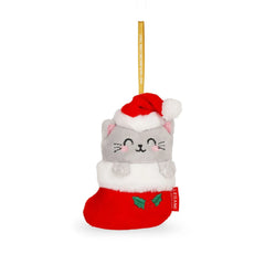 Legami - Juguete de peluche Decoración Navideña - Kitty - Oh-Oh-Ohrnaments