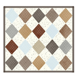 Oyoy - Decoración de pared acolchada de algodón orgánico Aya | Marrón