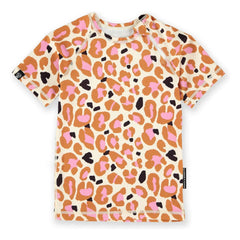 Beach & Bandits - Camiseta anti-UV Candy Leopard Fibras recicladas