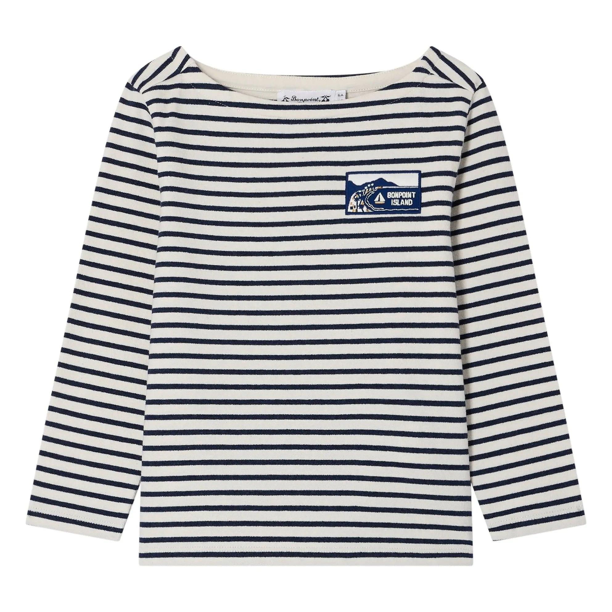 Bonpoint - Camiseta Baudelaire a rayas | Crudo
