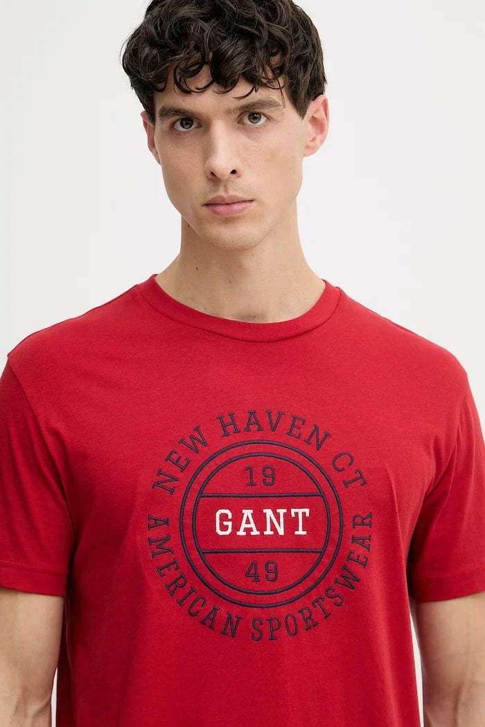 Camiseta de algodón para hombre Gant