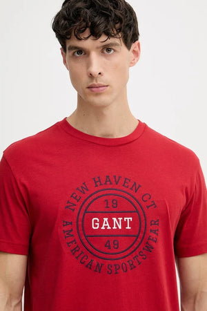 Camiseta de algodón para hombre Gant