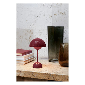 & Tradition - VP9 Flowerpot lámpara de mesa portátil, Vernon Panton | Erik