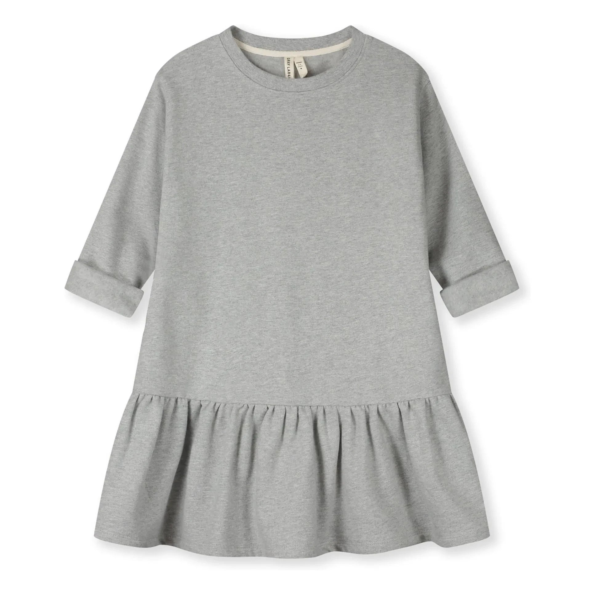 Gray Label - Vestido de algodón orgánico | Gris