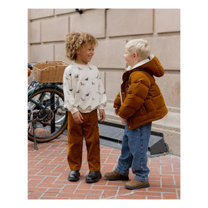 Rylee + Cru - Sudadera Perros de Navidad | Marfil