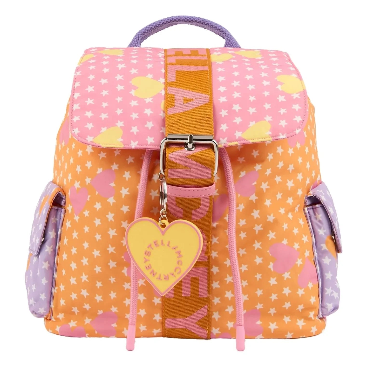 Stella McCartney Niños - Mochila Estrellas | Naranja