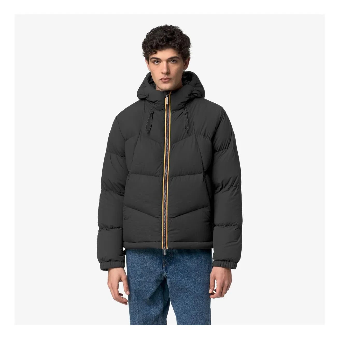 K-way - Quill Şık Naylon Dolgu Mont | Siyah