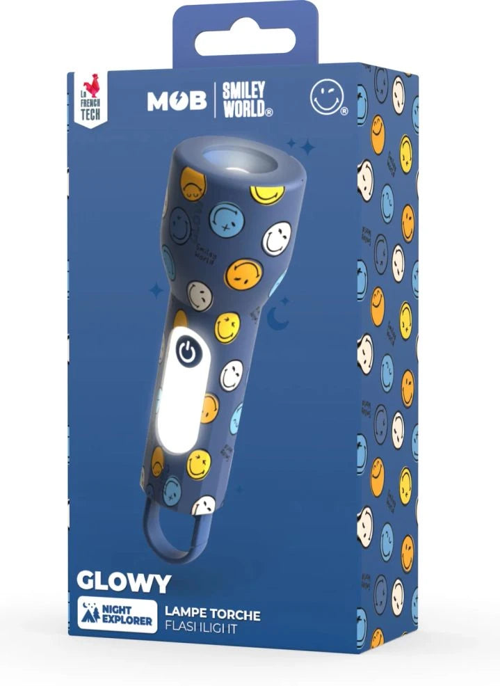 MOB - Glowy Linterna - MOB x Smiley World | Azul