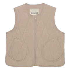 Smallable Kid - Chaqueta acolchada sin mangas Cheer | Gris oscuro