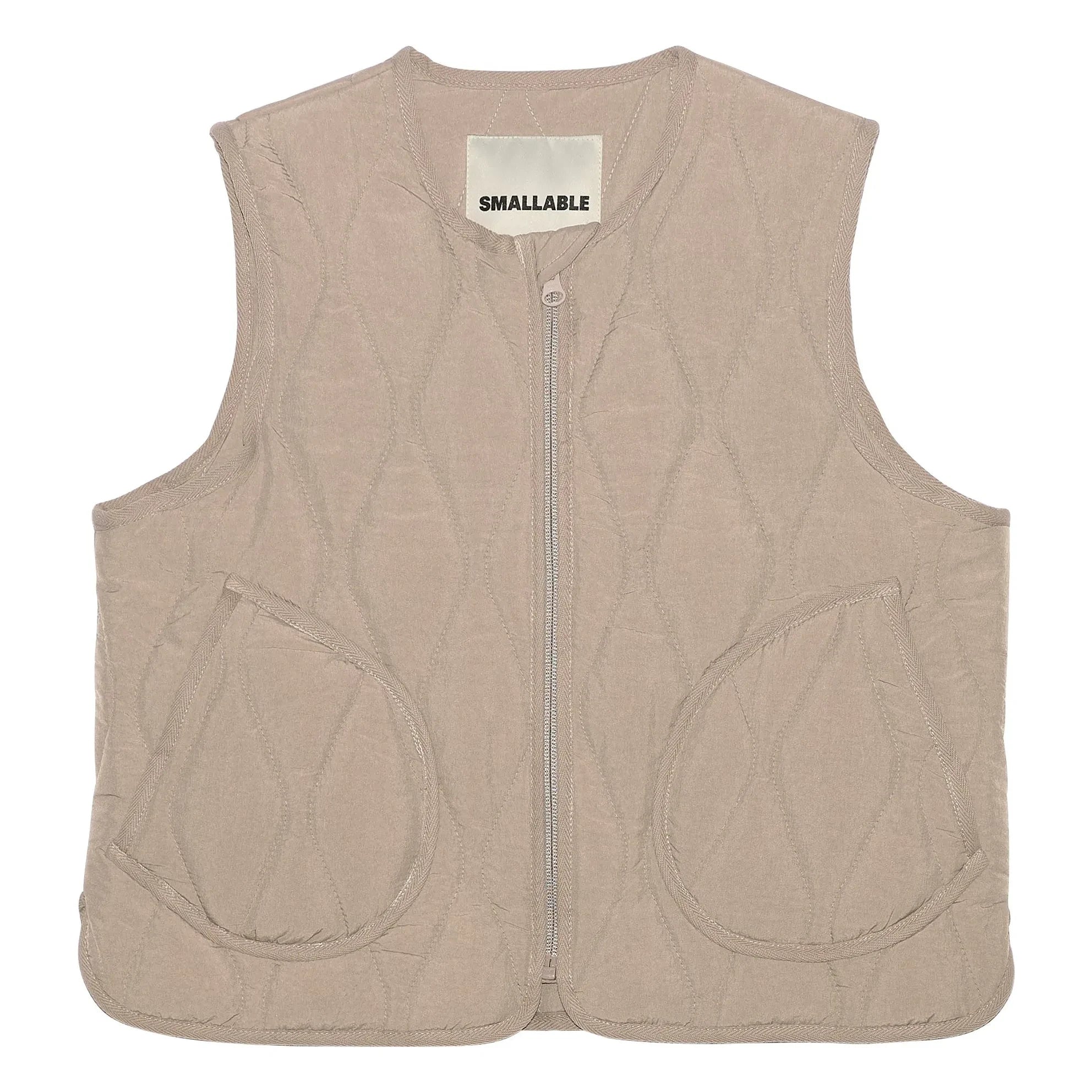 Smallable Kid - Chaqueta acolchada sin mangas Cheer | Gris oscuro