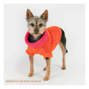 The Furry Folks - Pull Rib | Naranja