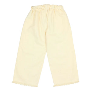 Búho - Pantalones pitillo de lyocell | Amarillo pálido
