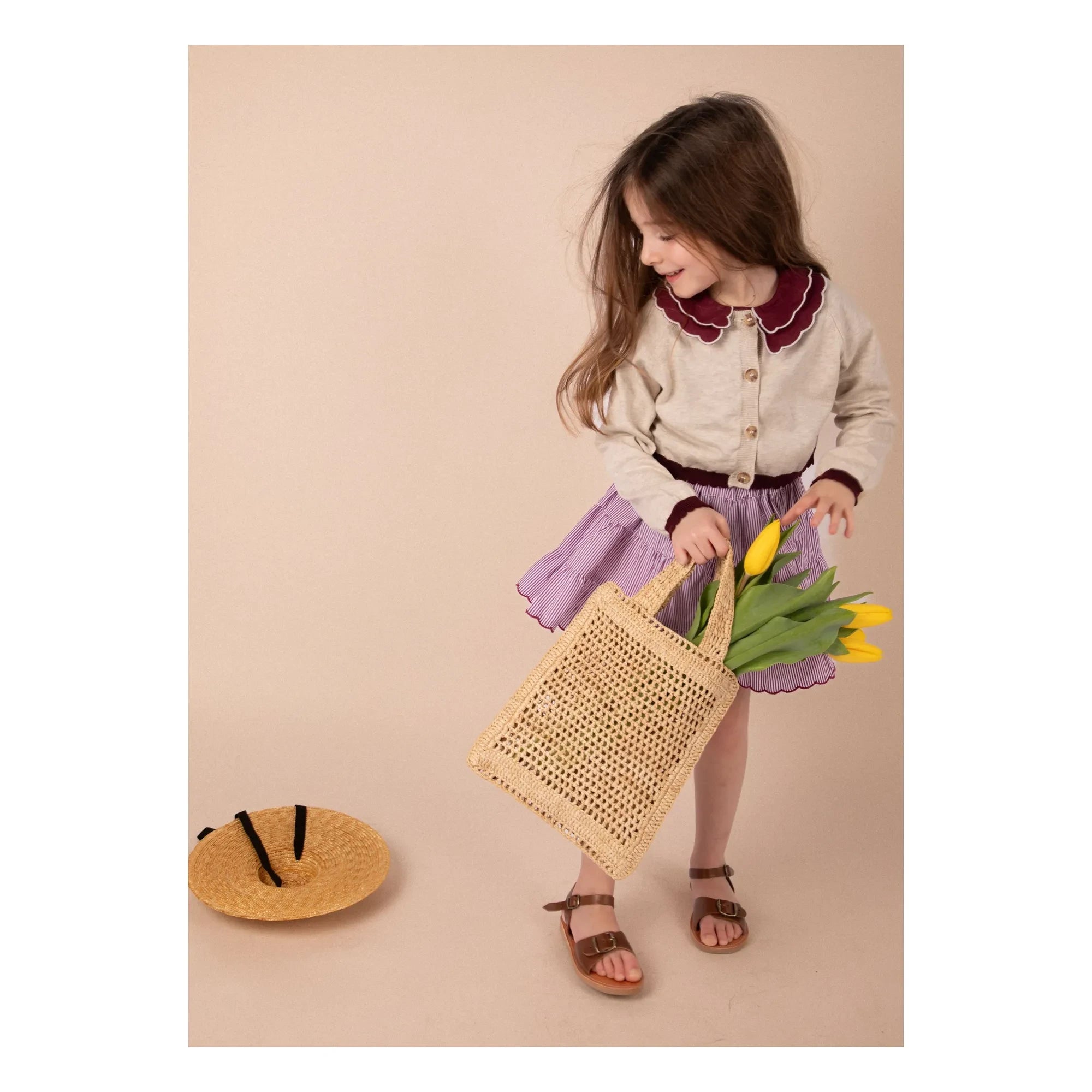 Cárdigan bolero Loir - Chiné | Beige