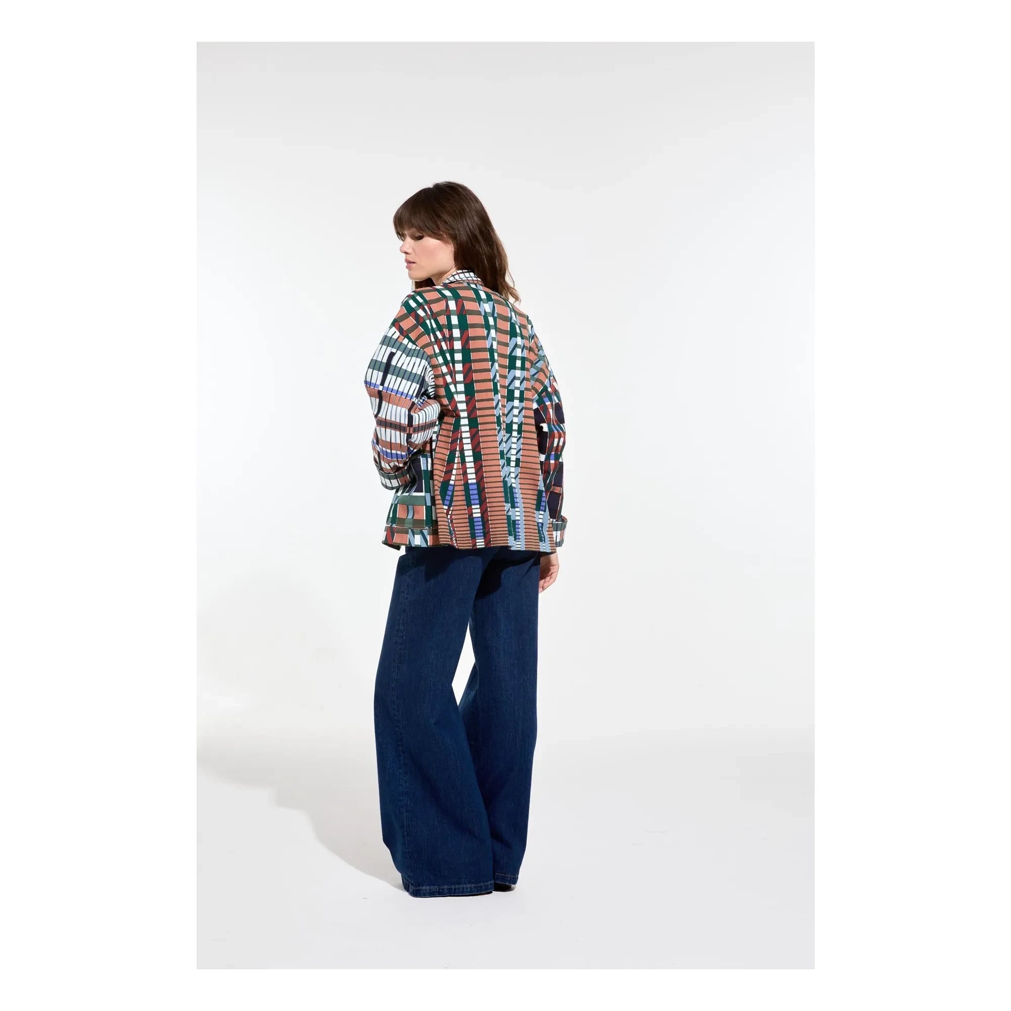 Mapoésie - Mina Utopie Chaqueta de algodón | Azul