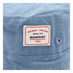 Bonpoint - Piob Sombrero de algodón orgánico Chambray | Azul