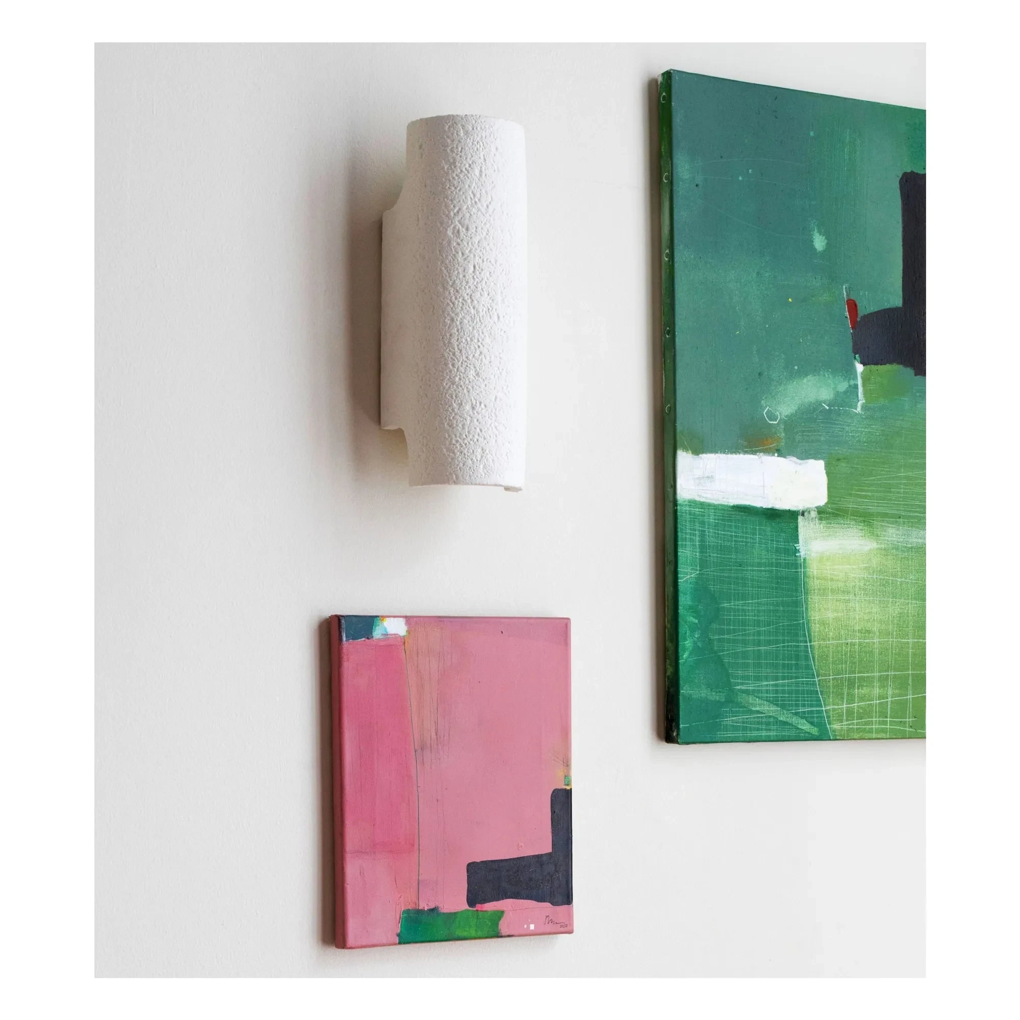 The Socialite Family - Aplique de pared Mano terracota | Blanco