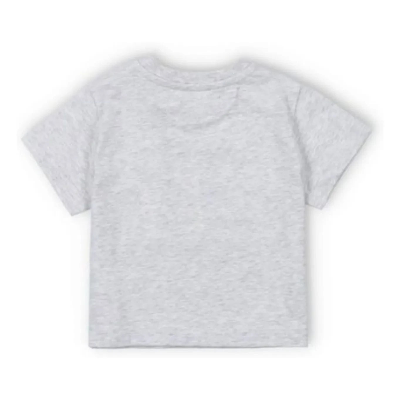 the new society - Mykonos Baby Logo T-shirt | Gris jaspeado