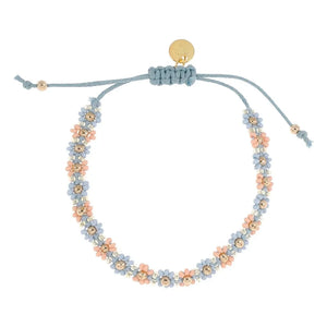 Jenest - Pulsera de flores | Azul