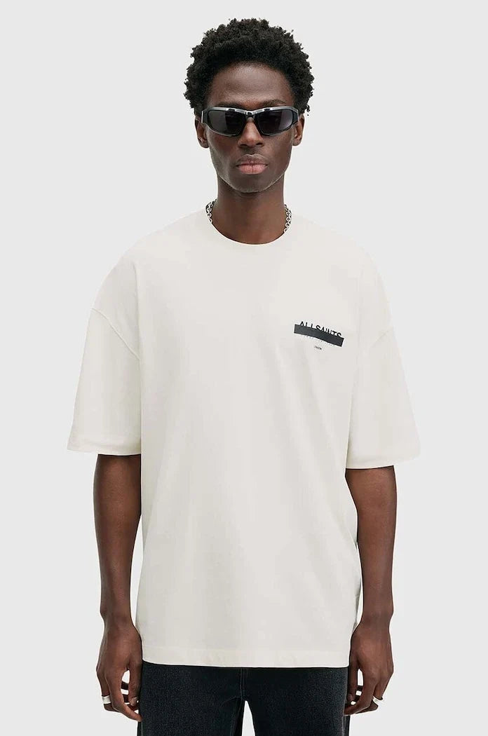 AllSaints REDACT SS CREW Camiseta de algodón