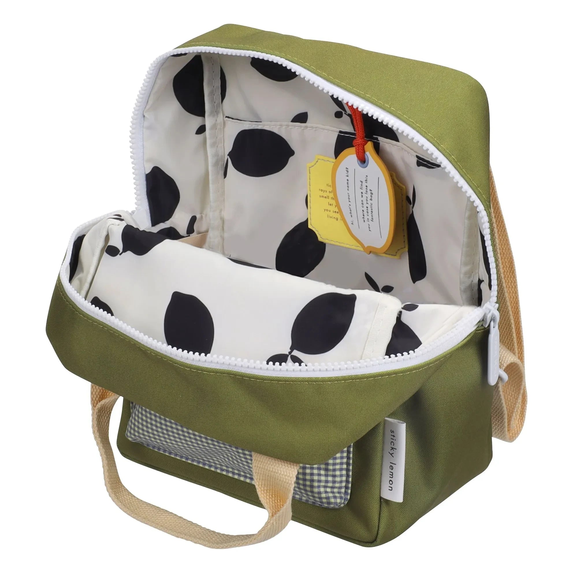 Sticky Lemon - Mochila Pequeña Sobre | Caqui