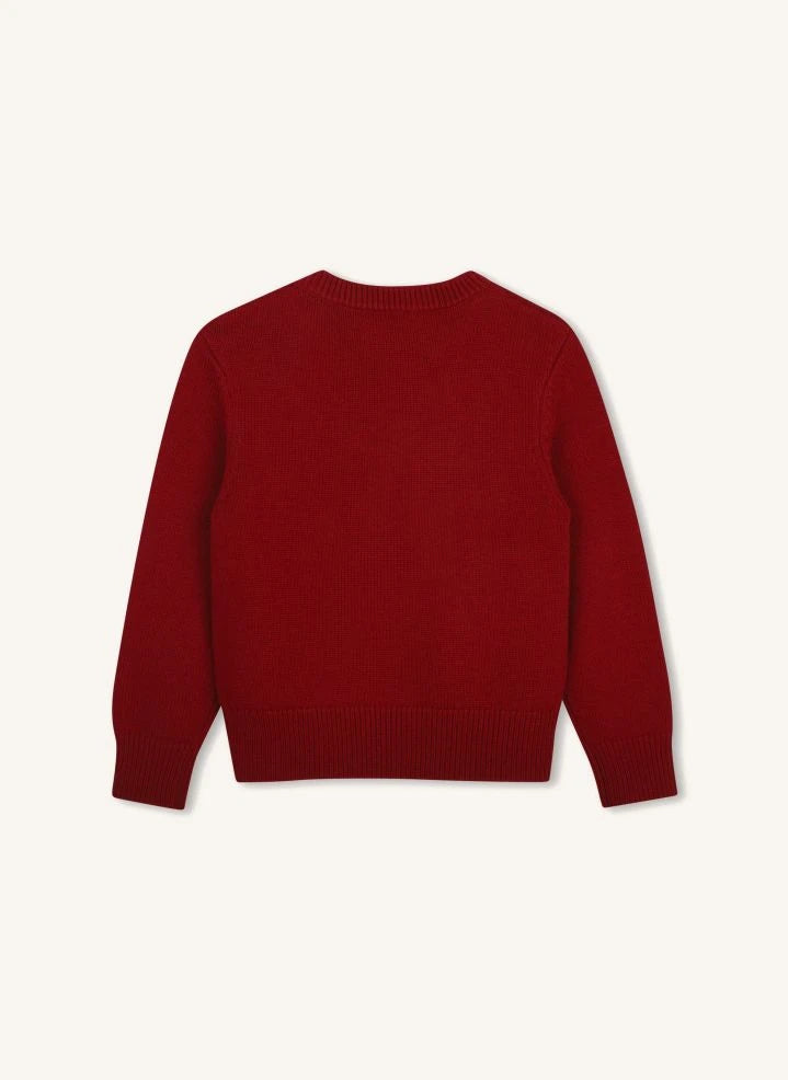 Zadig & Voltaire - Jersey con logo bordado en lana | Burdeos