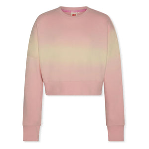 AO76 - Sudadera Abby Dip Dye de Algodón Reciclado | Rosa Claro